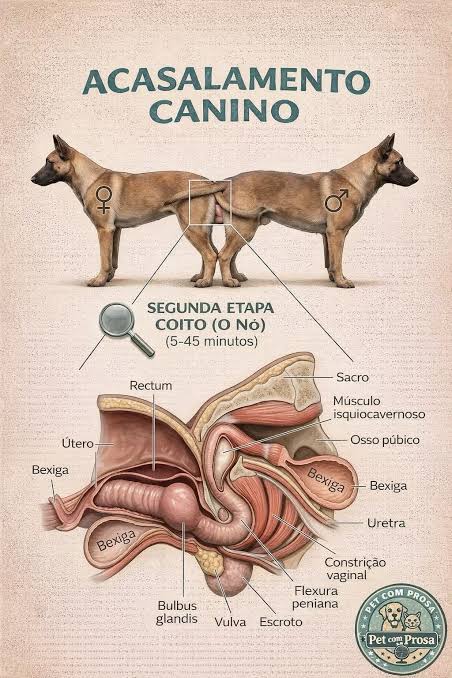 Muita gente se assusta quando vê os cães “grudados”… 😳 Mas isso é tot... |  TikTok