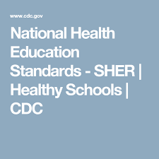 National Health Education Standards Sher Healthy Schools Cdc Health Education Education Standards National Health