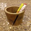 Bamboo pen stand