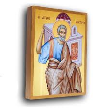 Amazon.com: St Peter icon, icon of Saint Peter, St Peter the Apostle,  devotional custom gift, Apostle Peter gift (LARGE 6,53 x 4,92 in= 16,6 x  12,5 cm) : Home & Kitchen