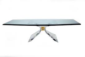 36 l x 24 w x 13 3/4 h. Signed Lion In Frost Butterfly Lucite Coffee Table For Sale At 1stdibs