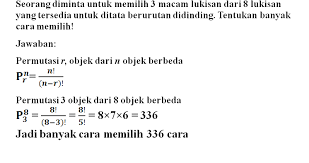Soal tentang kaidah pencacahan un 2014 1 budi mempunyai koleksi 3 pasang sepatu dengan merk yang berbeda dan 4 baju yang berlainan. Bagaimana Contoh Soal Tentang Permutasi Berulang Jawabannya Brainly Co Id