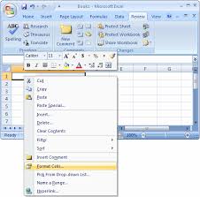 Ms Excel 2007 Merge Cells