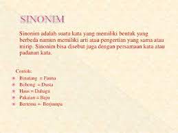 Check spelling or type a new query. Materi Sinonim Dan Antonim