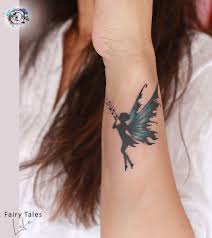Awesome colorful fairy tattoo design for leg. Fairy Tattoo Creative Tattoos Fairy Tattoo Tattoos