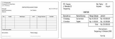 Contoh faktur tanda terima barang surat tanda desain cv from id.pinterest.com. Pengertian Faktur Fungsi Jenis Komponen Contoh Para Ahli