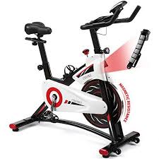 Exercise Bike Chaoke Indoor Cycling Bike Stationary Spin Bike For Home Cardio Workout With Whisper Biking Workout Indoor Cycling Bike Cardio Workout At Home