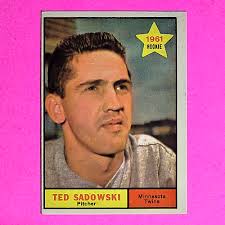 1961 Topps Baseball #254 Ted Sadowski RC