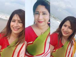 Mallu Anchor Lekshmi Nair Hot Bra Visible