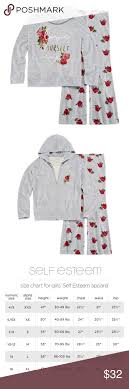 Self Esteem M 10 12 Roses Hooded Outfit Set Adorable Girls 3