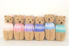 Teddy bears are the favorite toys of the babies and the kids and now you can make the lovely teddy bear amigurumi for your them to not only play with but snuggle around too.here is the link to these adorable white and blue crocheted teddy bear amigurumi. 8 Cutest Teddy Bears Free Knitting Patterns Blog Nobleknits