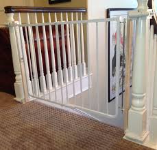 It's possibly the best baby gate for bottom of stairs with banister, as it can cover a wide area and easily guards even the oddest shape of stairwells. Custom Baby Safety Stair Gate Baby Safe Homes