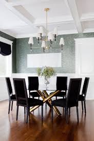 Designer Spotlight Jenn Feldman Designs Cobalt Gold Dining Table Gold Luxury Dining Room Velvet Dining Chairs