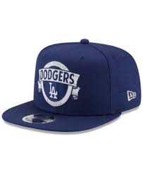 New Era Los Angeles Dodgers Banner 9fifty Snapback Cap Blue Adjustable Boys Shoes Kids Shoes Girls Shoes