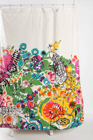Woodland Garden Shower Curtain Colorful Shower Curtain Cute Shower Curtains Urban Outfitters Curtains