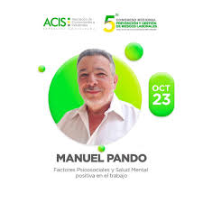 Dr. Manuel Pando⠀ ⠀ Licenciado en Psicología por la Universidad Autónoma de  Nuevo León, México.⠀ ⠀ Maestro en Ciencias de la Salud Pública, por la  Universidad de Guadalajara, México.⠀ ⠀ Doctor en