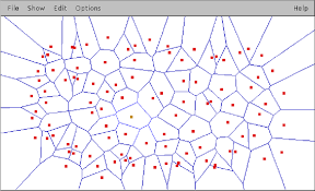 Voroglide Showing The Voronoi Diagram Of 100 Points Download Scientific Diagram