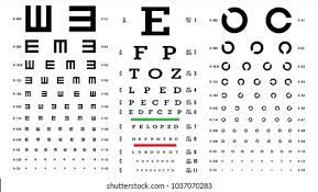 eye test chart images stock photos vectors shutterstock