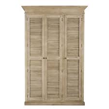 Dressing 3 Portes En Manguier Persiennes Maisons Du Monde Mango Wood Wood Maisons Du Monde