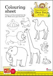Dear zoo colouring sheet dear zoo zoo coloring pages pictures. Online Storytime Meath Ie