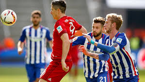 Pauli zog dem hauptstadtclub niemand geringeren als den fc bayern münchen als gegner. Hertha Bsc Berlin Gegen Bayern Munchen Live Dfb Pokal 1 8 Finale