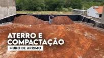 OLHA como fizemos o ATERRO do MURO DE ARRIMO