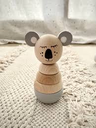 wooden stacking puzzle koala nancy wooden wooden toys koala