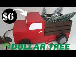 Business@kraftsbykatelyn.comin this video i am taking some dollar tree items and giving them a makeover! Dollar Tree Diy Vintage Red Truck Christmas Diy All Dollar Tree Items Only 6 Christmas Red Truck Dollar Tree Christmas Decor Vintage Red Truck Christmas