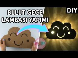 Bulut Lamba Yapimi Cok Sevimli Kendin Yap Diy Youtube Bulutlar Lamba Kendin Yap