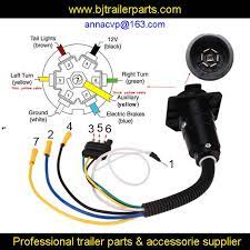 4 way trailer to 4way adapter flat trailer adapter oem factory well sell 4 way trailer connector to 4way flat trailer adapter for vehicles with lamp out sensors. Cvp 4 Way Flat To 7 Way Round Rv Blade Trailer Light Plug Wire Harness Adapter Converter Trailer Wiring Plug Trailer Electrics Rv Parts Accessories Aliexpress