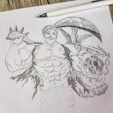 Dessin seven deadly sins escanor : Who Is Your Favorite Sin Seven Deadly Sins Escanor Meliodas Thesevendeadlysins Nanatsunotaizai Nnt Demon King Anime Dragon Ball Artwork Anime Drawings
