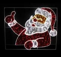 Outdoor Christmas Decoration LED 2D Motif Lights for Party Decoration Park  Decoration