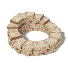 Round Stone Wall 3d Model Stone Wall Stone 3d Model