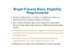 florida bright futures scholarship program ppt download