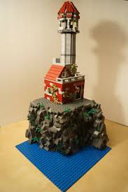 Lego Cliffside Lighthouse Lego Lego Creations Legos