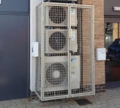This 16 gauge powder coated security cage is the cage only. Bolt Together Air Conditioning Security Cages Richardsons Shelving Racking Storage Lockers Steps And Platforms Workbenches Part Bins Trucks Trolleys And More