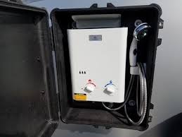Only the best rv tankless water heater can supply that amount. Tankless Water Heater In Pelican 1550 Box Solar Energy Panels Best Solar Panels Solar Panels