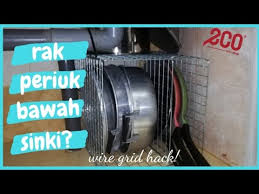 Kad² lain saya asingkan dalam satu beg bersama coin. Idea Susun Atur Rak Periuk Kuali Bawah Sinki Guna Wire Grid Kedai Eco Youtube