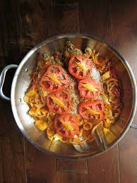 64 Sq Ft Kitchen Algerian Baked Fish Algerian Recipes Recipes Baked Fish
