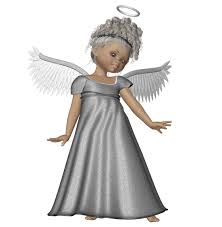 Cute 3d Angel With Silver Dress Png Picture Girl Cartoon Dress Png Angel