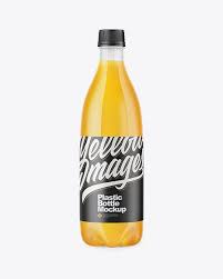 Cold Drink Mockup Orange Drinks Pet Bottle Bottle