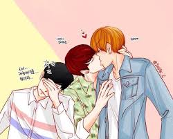 When vkook couldn't hide their love for each other (taekook) btslisa sun: Hasil Gambar Untuk Vkook Fanart Kiss Vkook Fanart Taekook Fanart Taekook