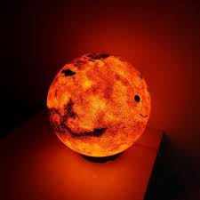 red lamp mars planet lamp table lamp space lamp solar system in 2021 planet lamp red lamp lamp
