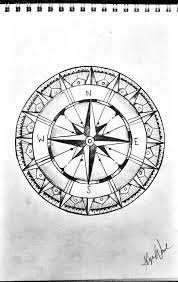 Compass We Heart It Compass Drawing Compass Art White Tattoo