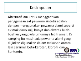 We did not find results for: Standar Bahan Pewarna Makanan Nama Kelompok Tika Cahya