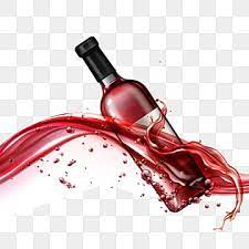 Wine Glass Bottle In Flowing Red Liquid Realistic Wine Bottle Isolated Png And Vector With Transparent Background For Free Download Wine Glass Illustration Wine Bottle Glass Wine Drop