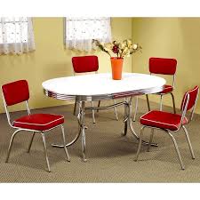 Featuring A Solid Metal Construction This Table And Chair Set Will Be Able To Last You For Years An Retro Dining Rooms Retro Dining Table Retro Kitchen Tables