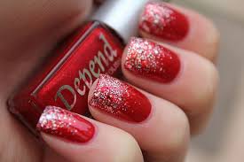 Red Silver Glitter Red And Silver Nails Red Nails Glitter Red Sparkle Nails Red means sexy, emotions, and more feminine while black.