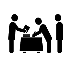 Urne voter sondage d'opinion bureau de vote, politique, verre, angle png. Bulletin Unique