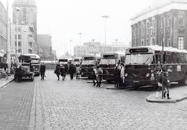 Bus Grote Markt Binnenstad Groningen Groningen Stad Nederland